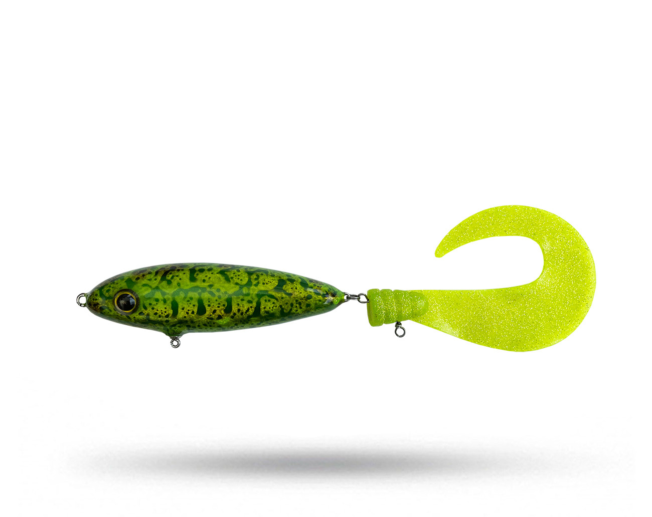 Mälaren Lures Spooke Tail - Green MotorOil